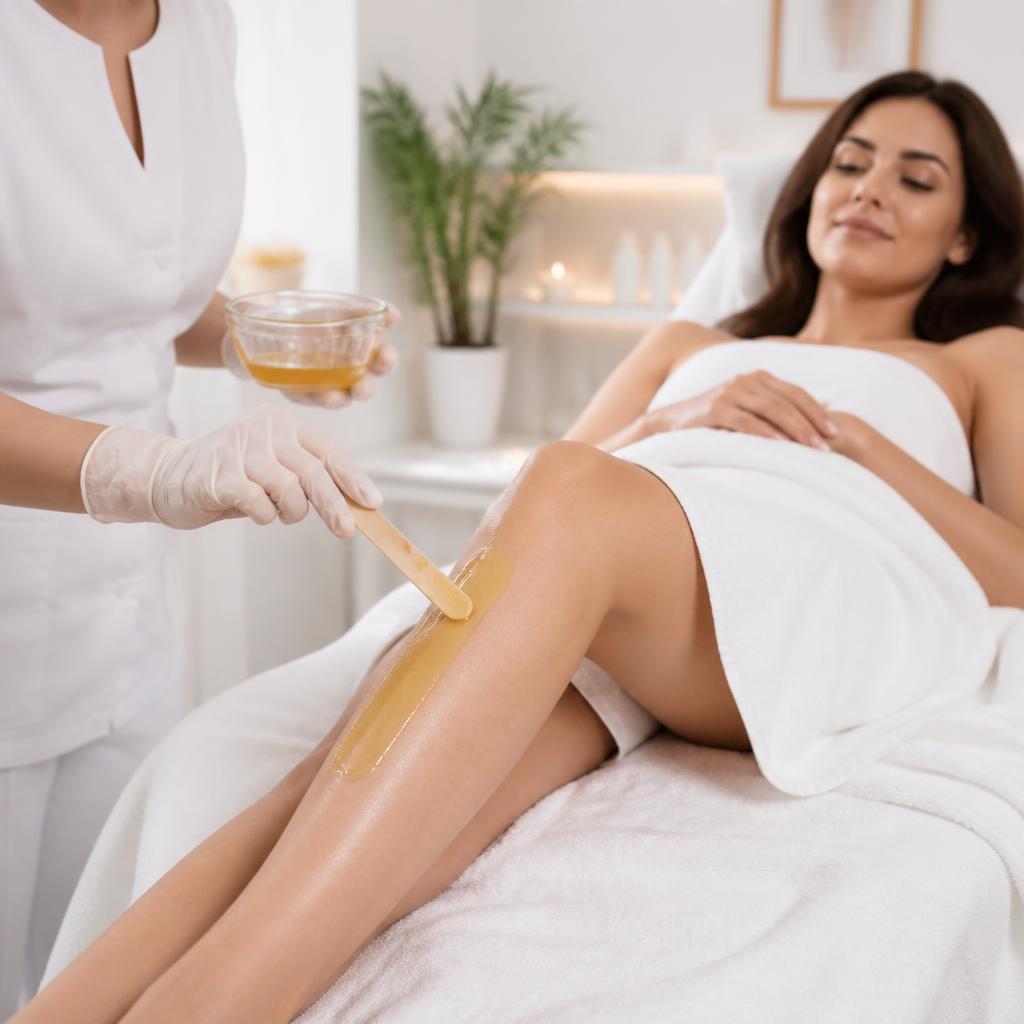 Professional Hollywood hot wax treatment