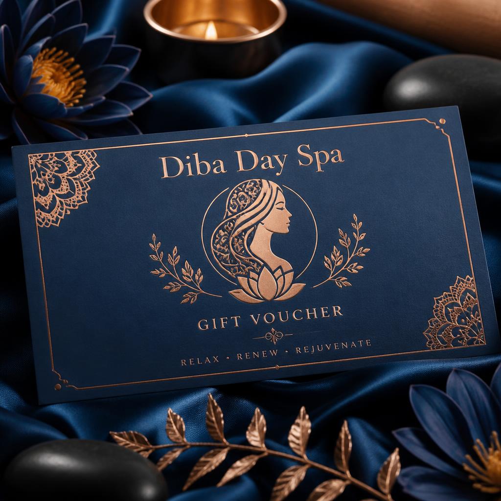 Diba Day Spa gift vouchers for facial or massage treatments