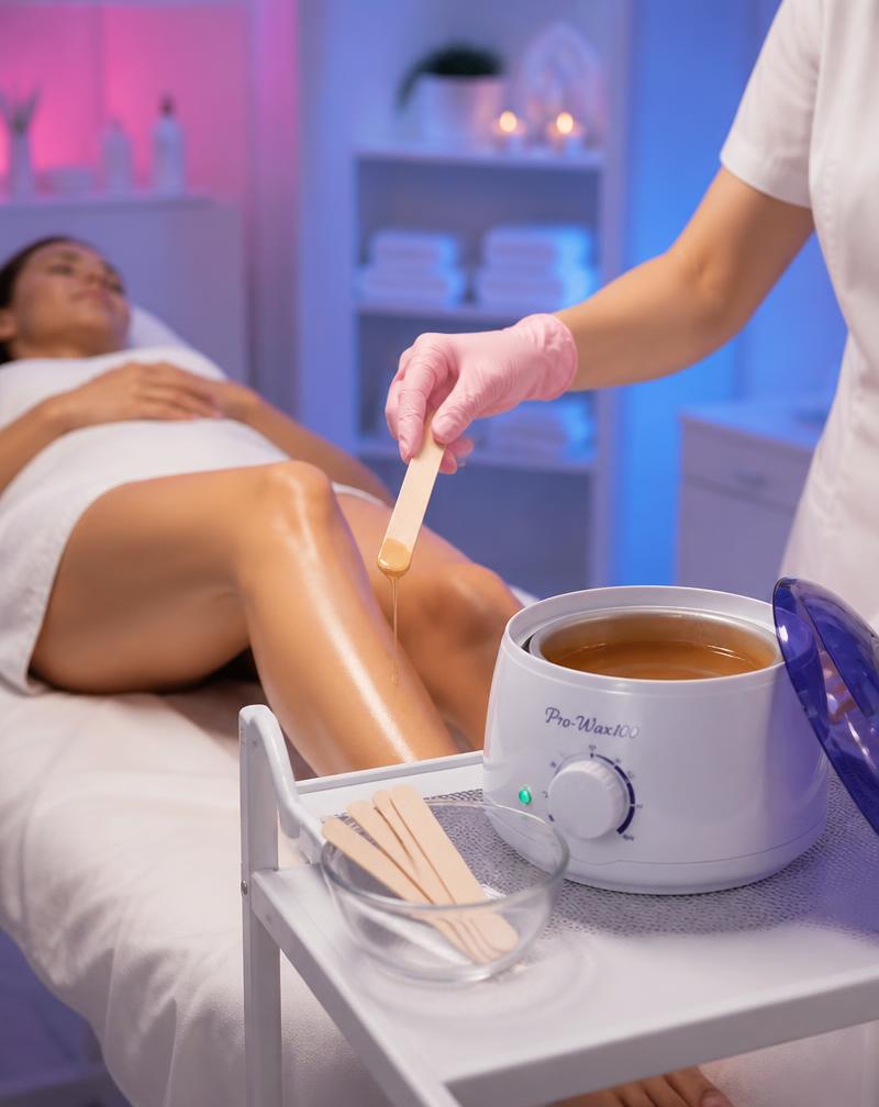 Professional Hollywood hot wax treatment at Diba Day Spa